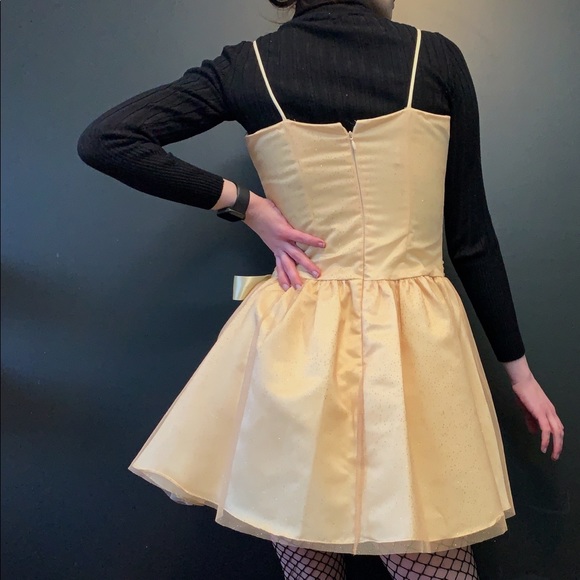 Kiki USA honey vintage minidress prom dress mesh - Picture 2 of 6